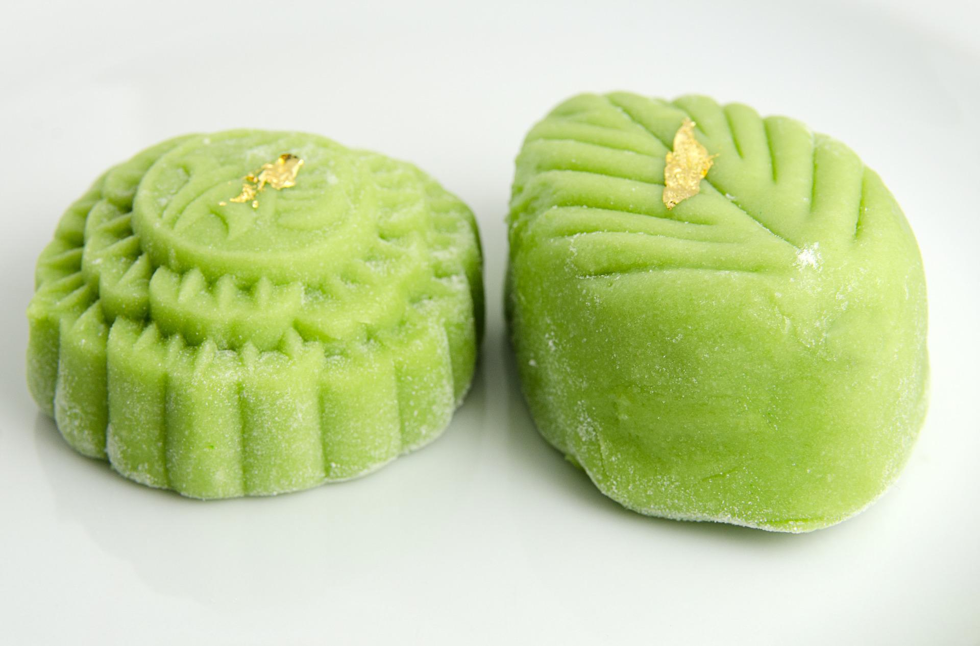 Kue bulan matcha (Sumber gambar: Scribblinggeek/Pixabay)