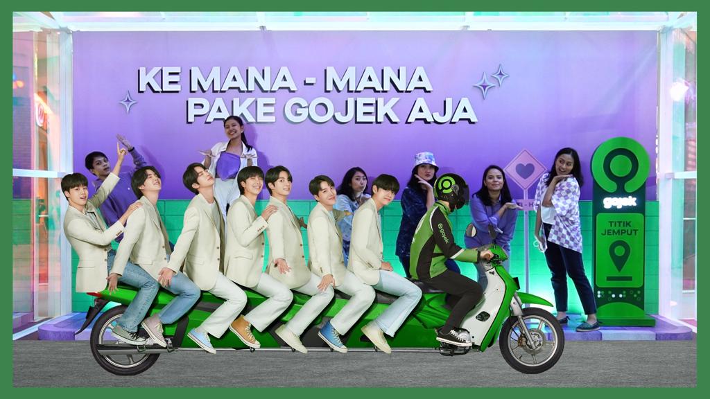 BTS Gojek Instalation di Mal Gandaria City (Sumber gambar : Gojrk)