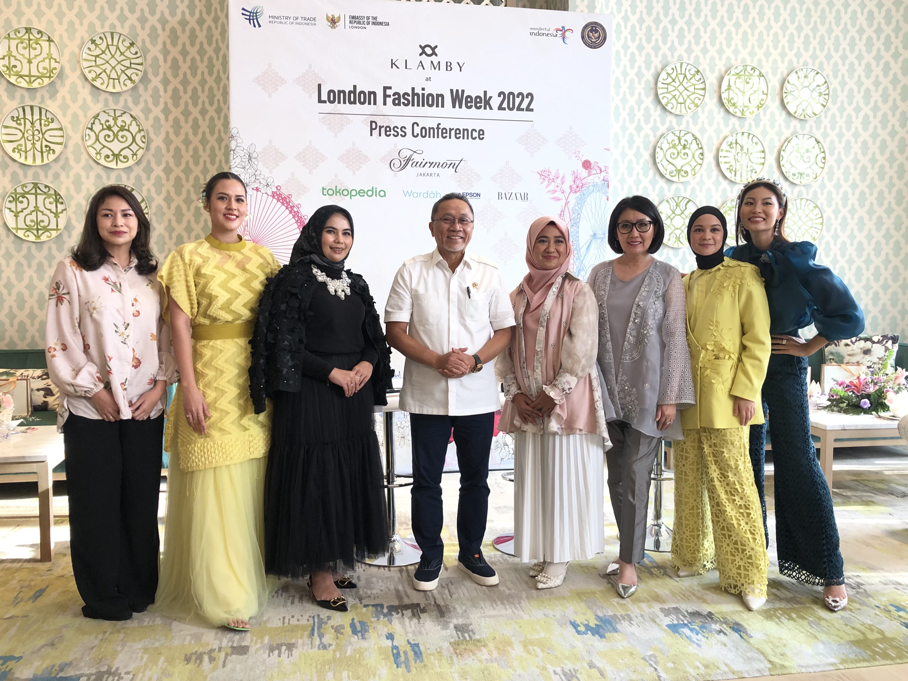 Menteri Perdagangan bersama Brand Klamby (Sumber gambar: Indah Permata Hati/Hypeabis.id)