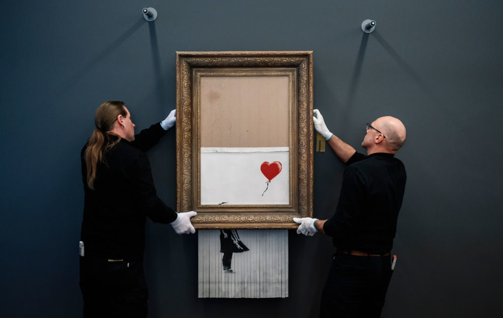 karya  Banksy (Sumber Artnet)