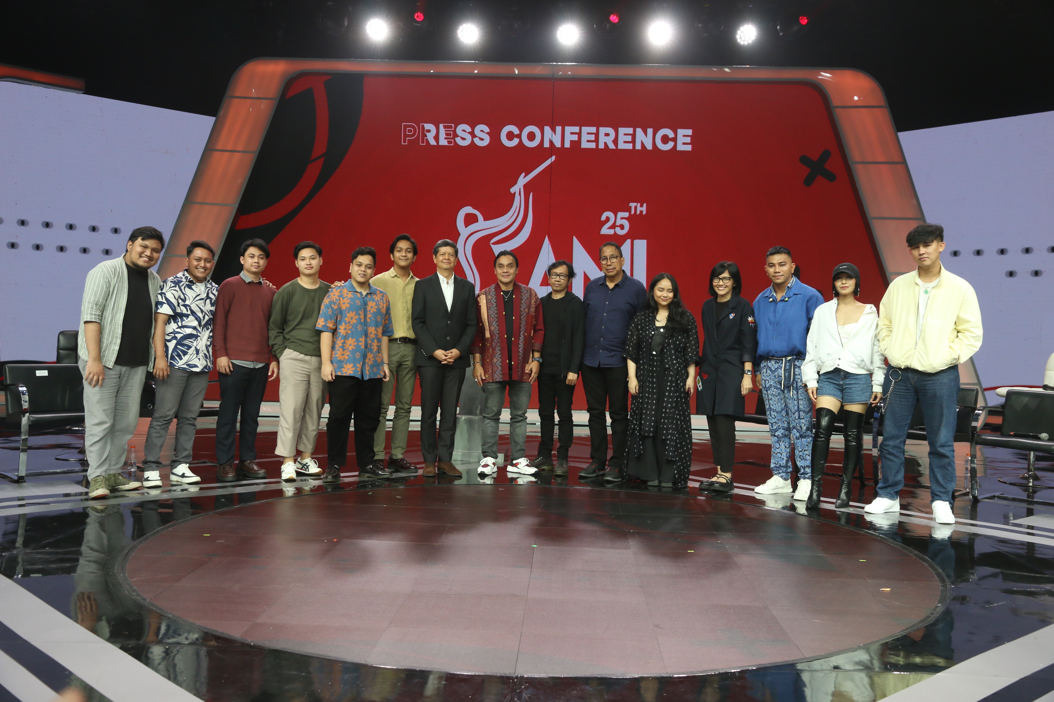 Konferensi pers pengumuman nominasi AMI Awards 2022 (Sumber gambar: Yayasan Anugerah Musik Indonesia)