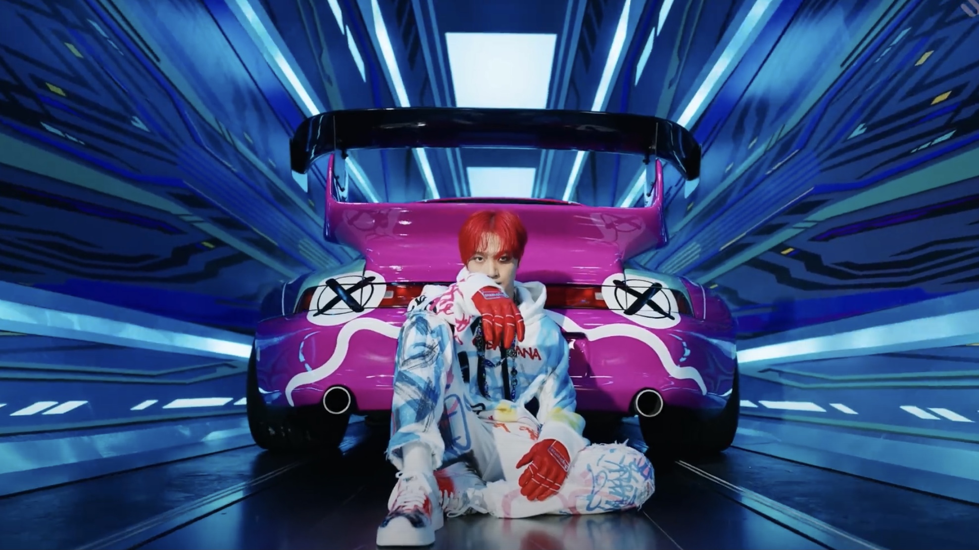 Haechan di MV 2 Baddies (Sumber gambar : YouTube SM TOWN)