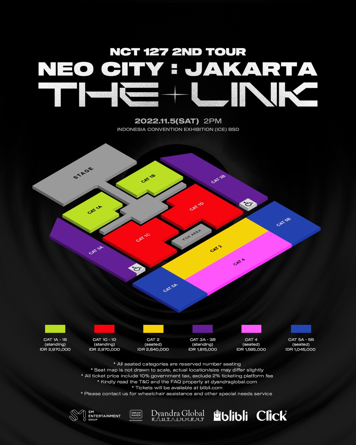 Poster konser NCT di Indonesia. (Sumber gambar : Diandra