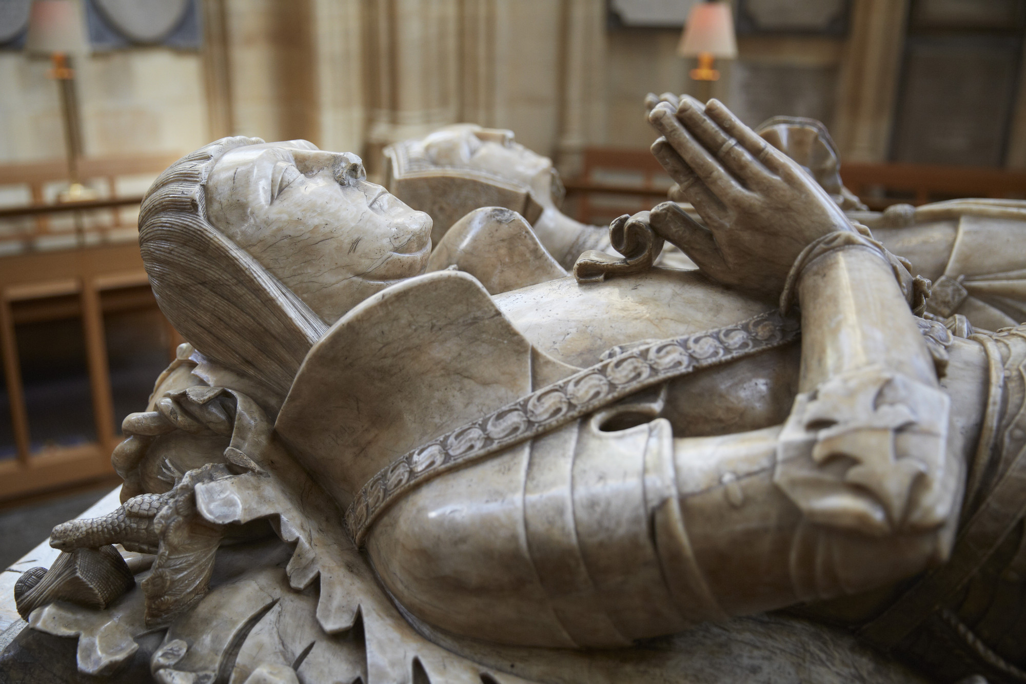 Sebuah makam di kapel St. George (Sumber gambar: Royal Collection Trust/© Her Majesty Queen Elizabeth II 2018, Press Association and St George's Chapel)