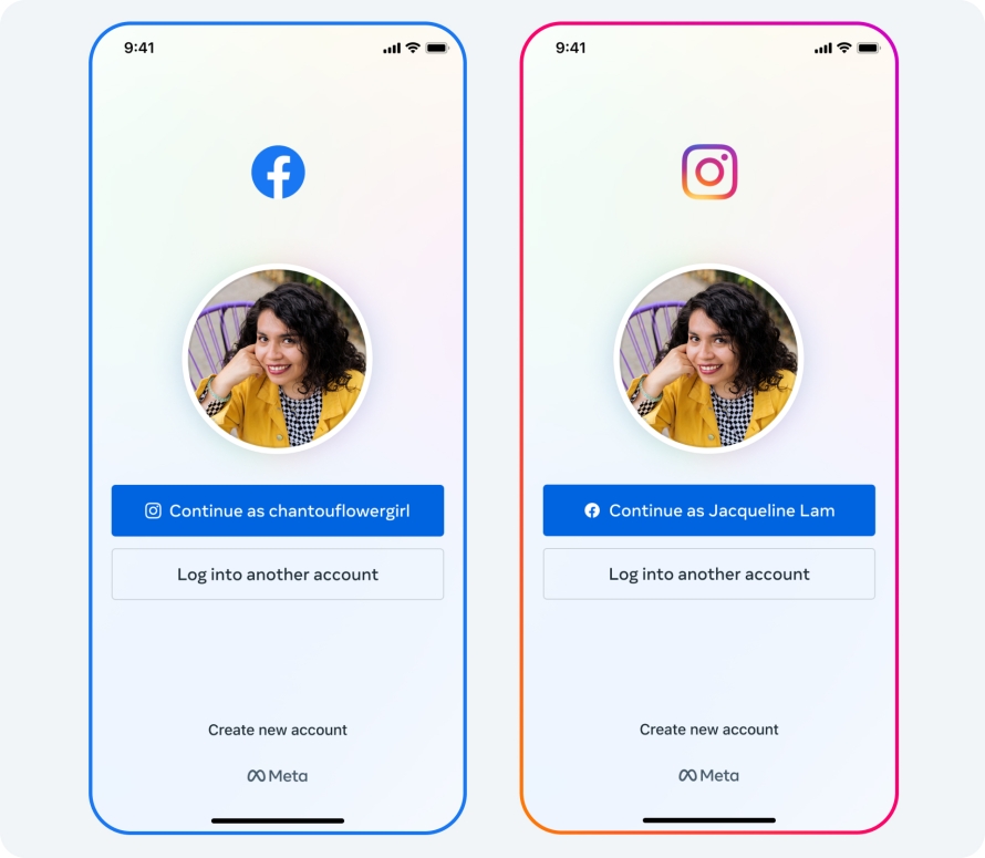Tampilan Registrasi dalam fitur Switch di Meta. (Sumber gambar: Meta)