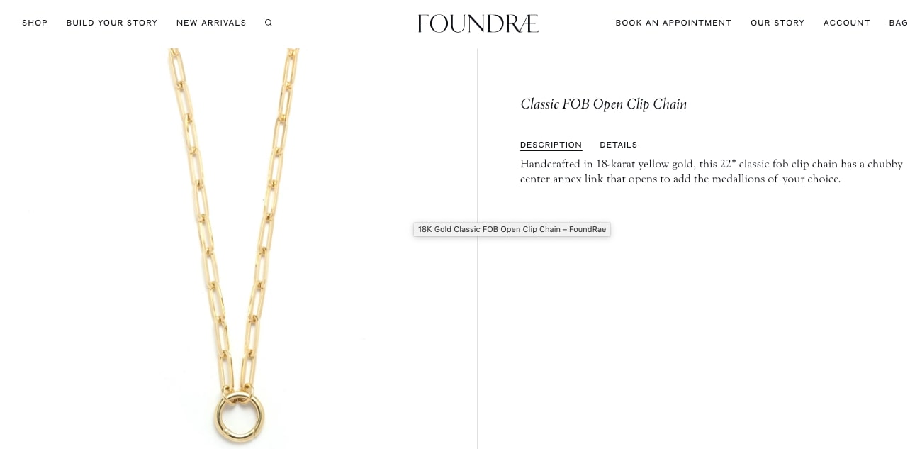 Foundrae chain (Sumber gambar: Foundrae)
