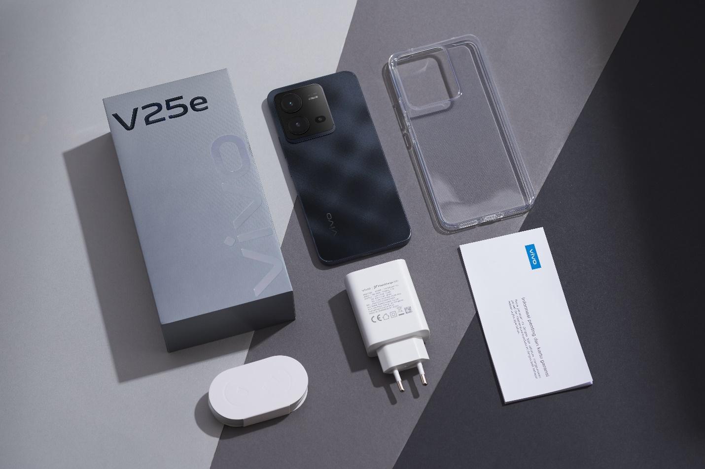Tampilan ponsel vivo V25e. (Sumber gambar: vivo Indonesia)