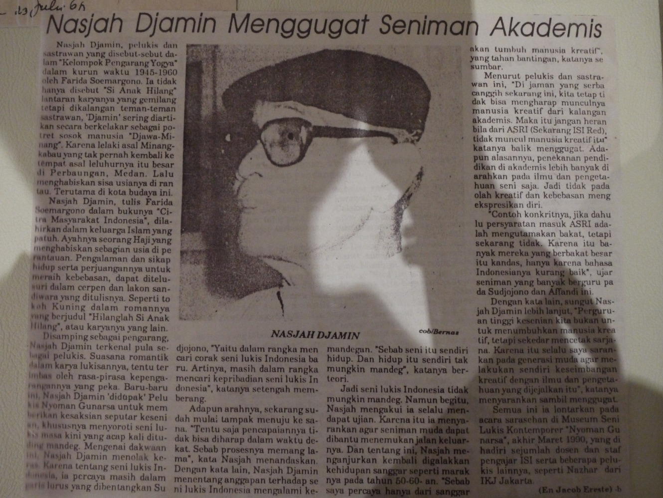 Berita tentang Nasjah Djamin (Sumber gambar: Hypeabis.id/Dika Irawan)