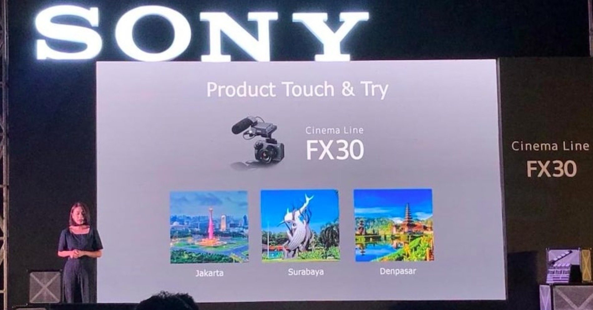 Launching Sony Cinema Line FX30 (Sumber gambar: Indah Permata Hati/Hypeabis.id)