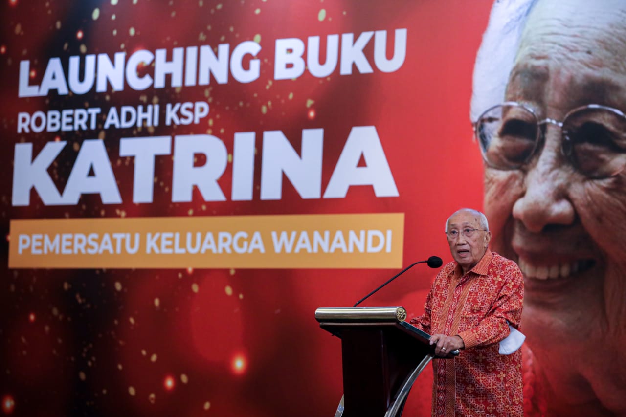 Lauching Buku Katrina, Pemersatu Keluarga Wanandi (Sumber gambar: Abdurachman/Bisnis Indonesia)