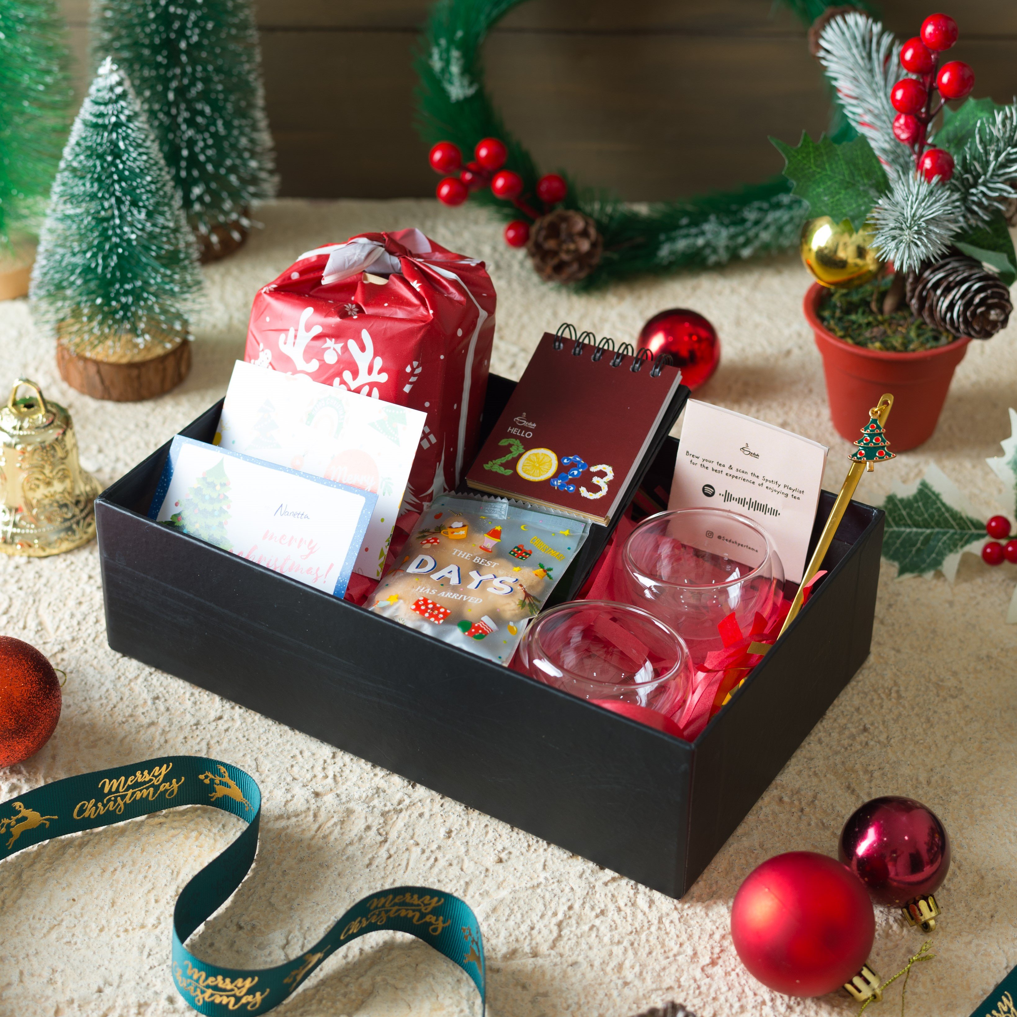 Salah satu produk hampers artisan tea dari Seduh Pertama. (Sumber gambar: Seduh Pertama)