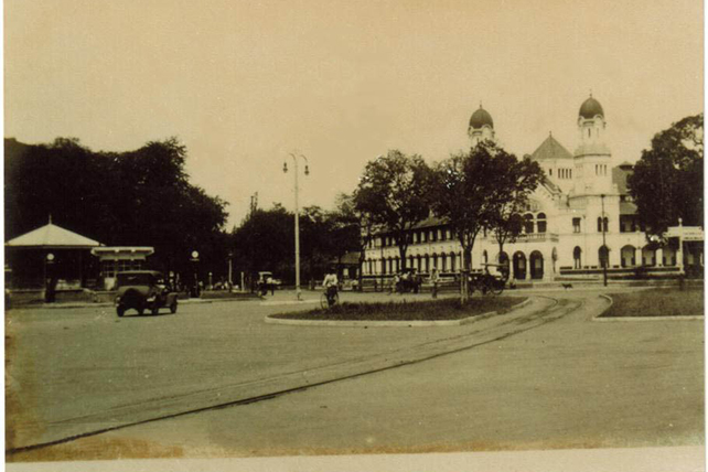 Ilustrasi Lawang Sewu pada zaman kolonial (sumber  gambar:KAI)