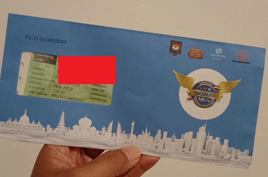 Dokumen sampai di rumah (Sumber gambar: Dika Irawan)`