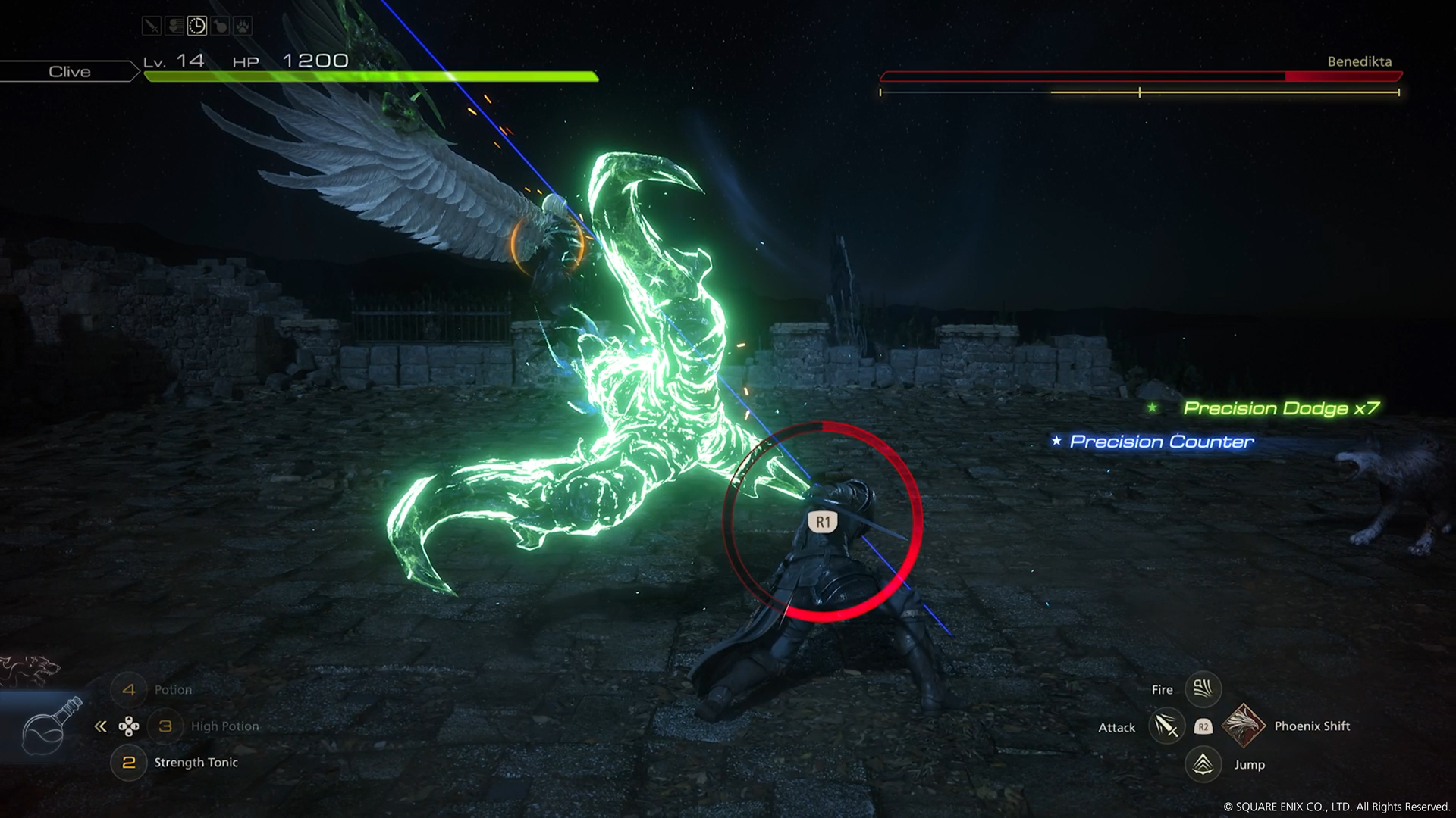 Tampilan permainan Final Fantasy XVI. (Sumber gambar: Square Enix/PlayStation)