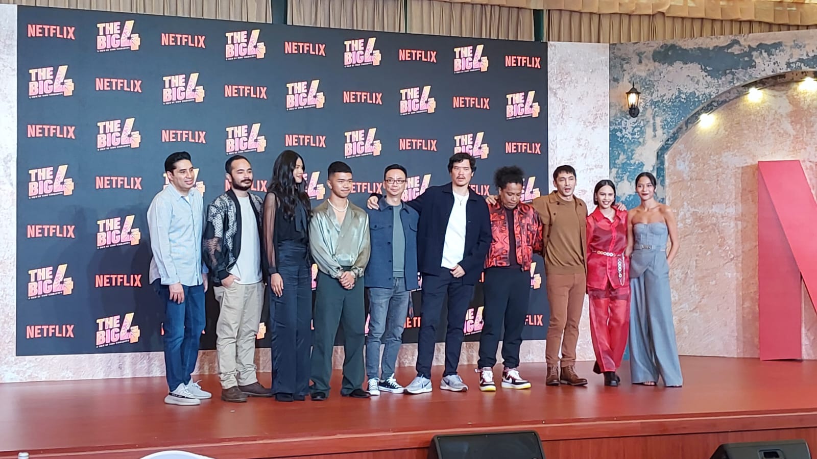 Konferensi pers film The Big 4. (Sumber gambar : Desyinta Nuraini)