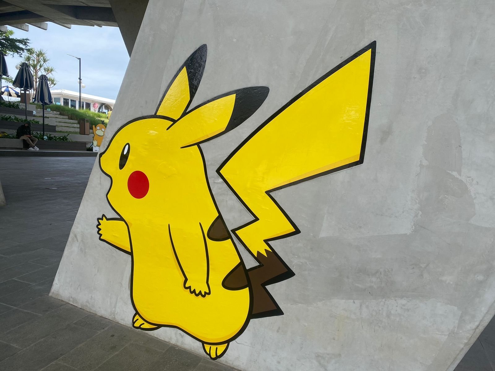 Tampilan instalasi Pokegenic di Cove by Batavia Pantai Indah Kapuk. (Sumber gambar: AKG Entertainment)