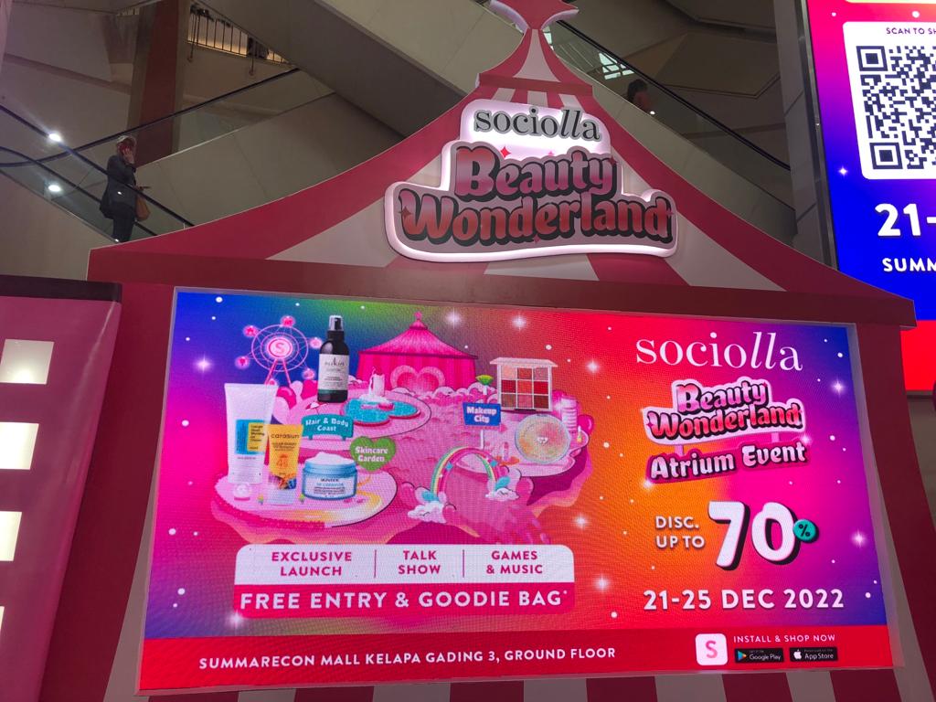 Sociolla Beauty Wonderland (Sumber gambar: Hypeabis.id/Indah Permata Hati)