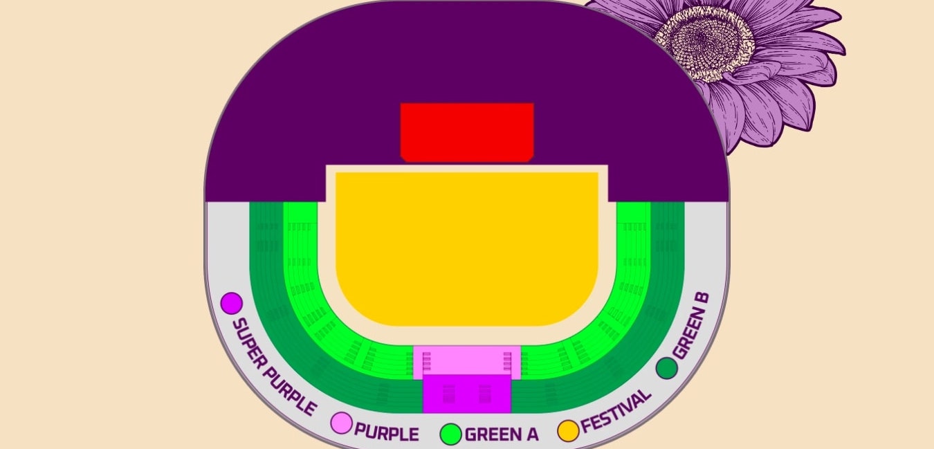 Layout venue konser Deep Purple di Solo (Sumber gambar: Deep Purple Indonesia)