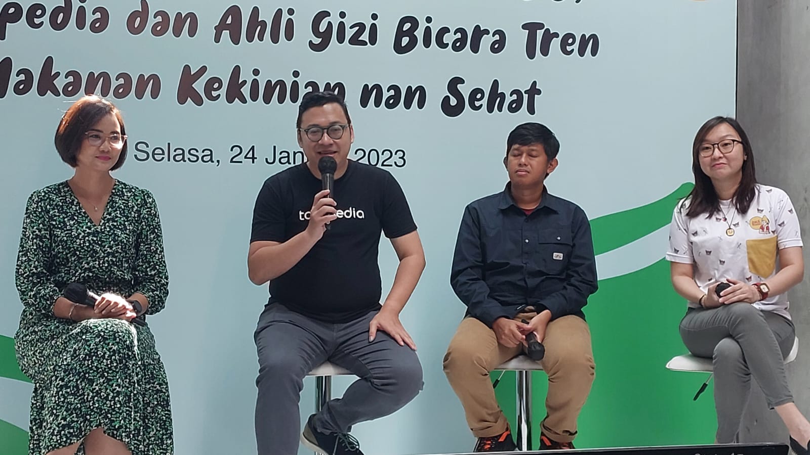 Media gathering Tokped. (Sumber gambar : Desyinta Nuraini)