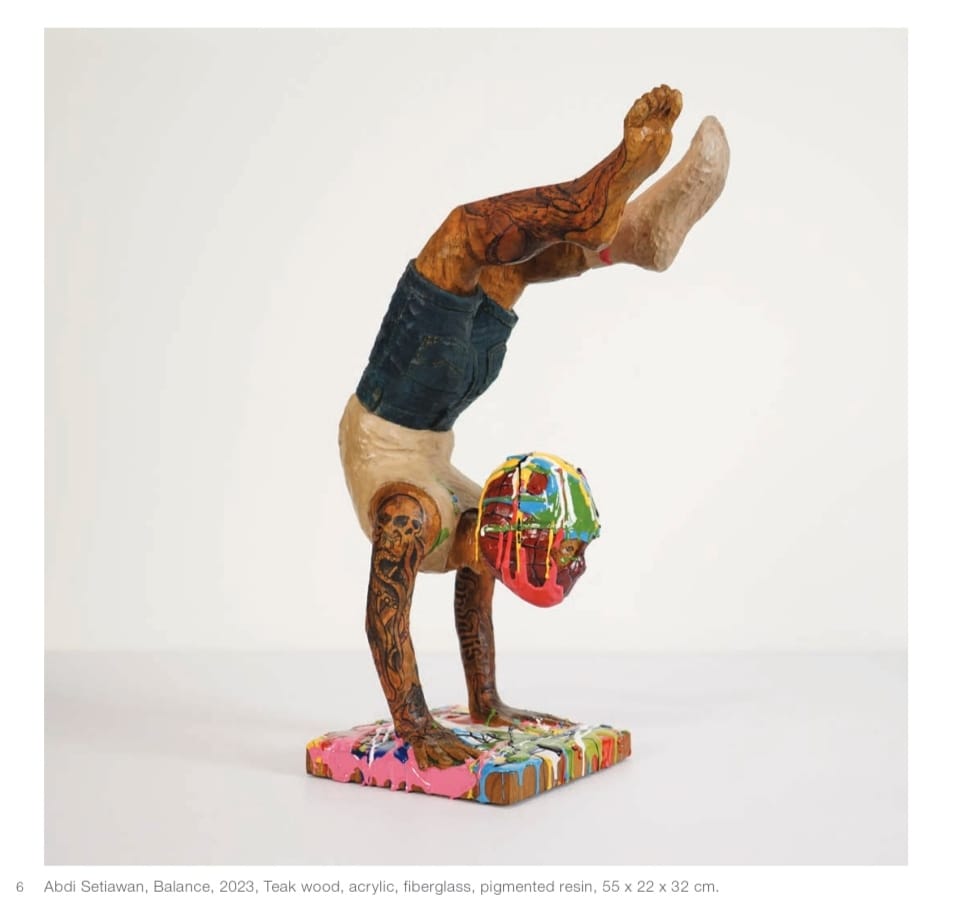 Karya Abdi Setiawan bertajuk Balance  (2023), sumber gambar (Nadi Gallery)