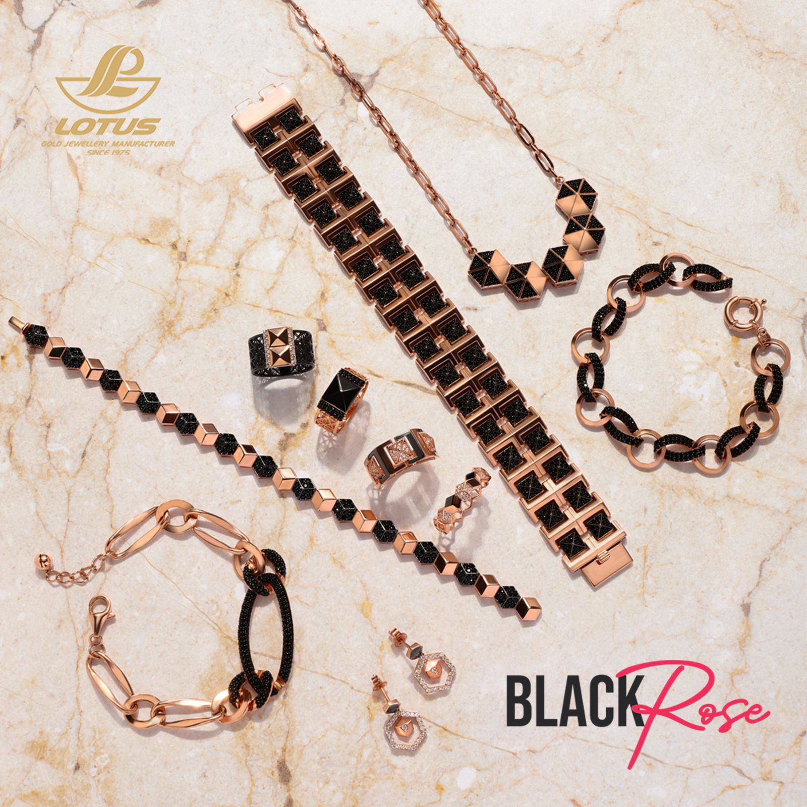 Koleksi Black Rose dari Lotus Gold (sumber gambar : Lotus Gold)