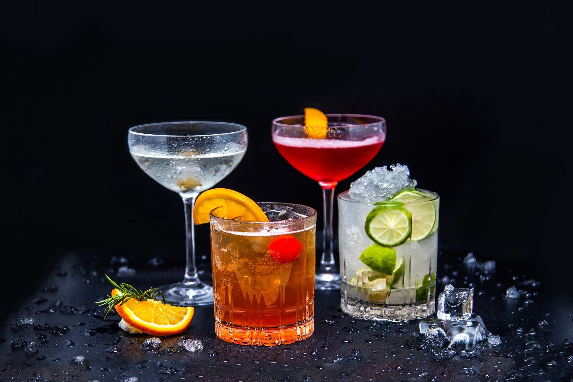 Aneka Coctail Lobo & Juno. (Sumber gambar: The Ritz- Carlton)