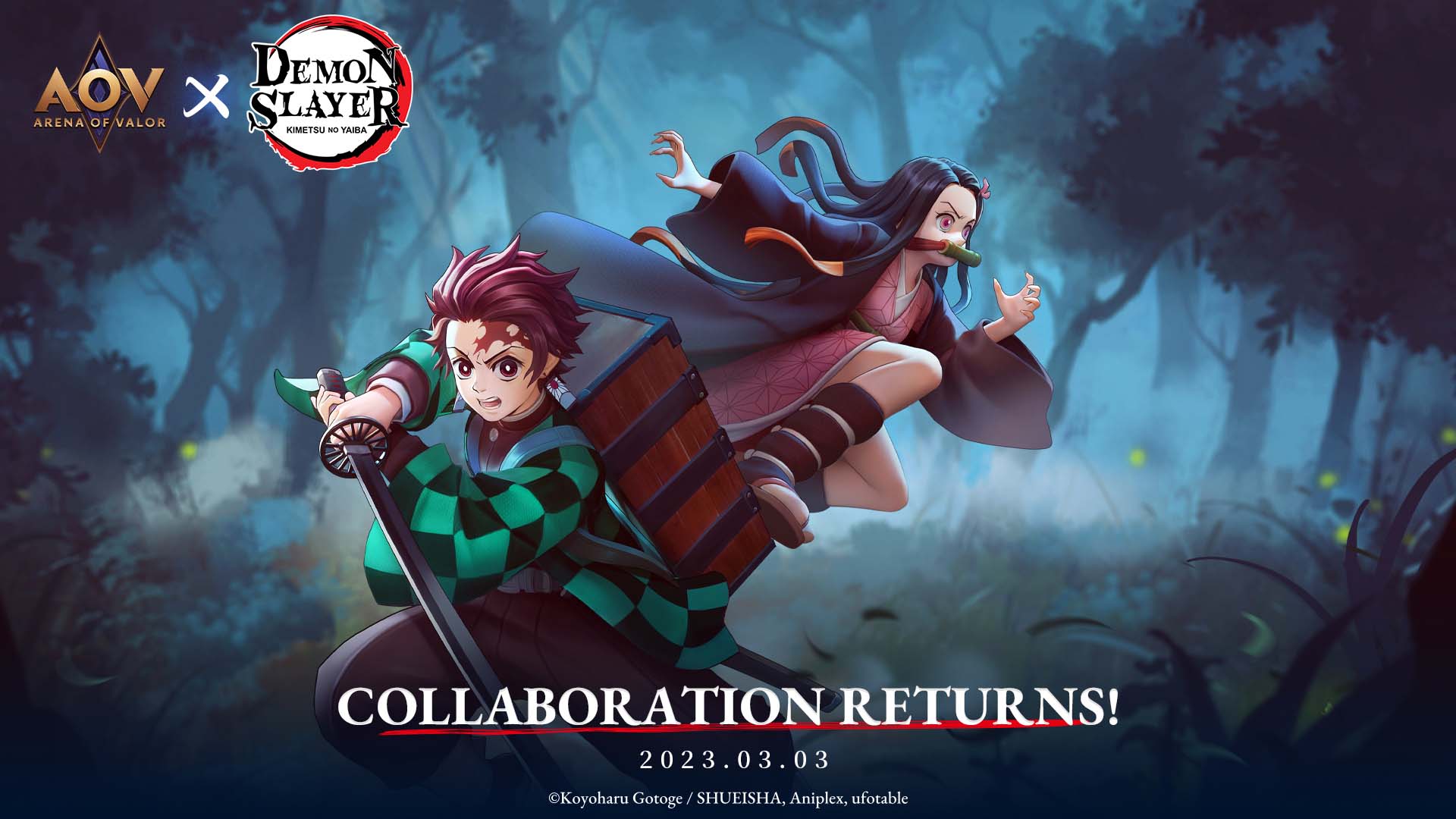 Kolaborasi AoV x Demon Slayer: Kimetsu no Yaiba (Sumber gambar: Garena)
