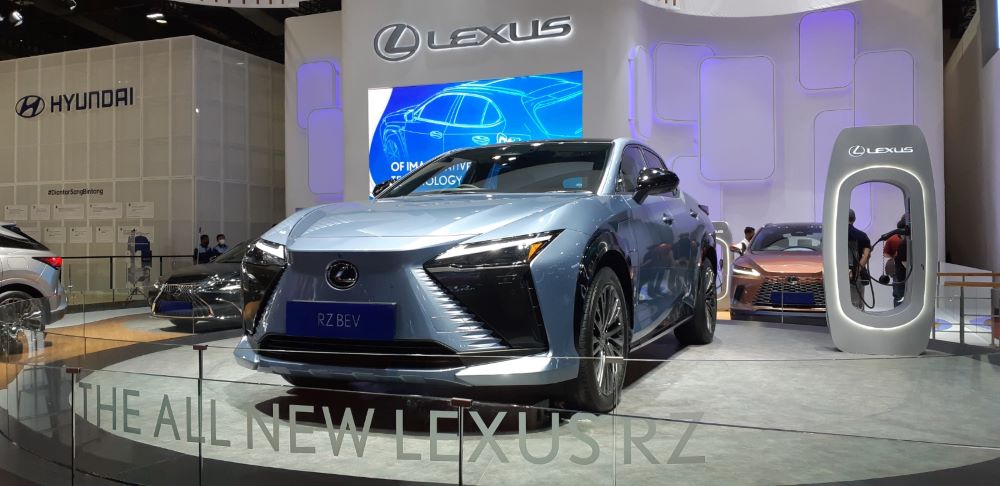  Lexus RZ BEV (Sumber gambar: Hypeabis.id/ Yudi Supriyanto)