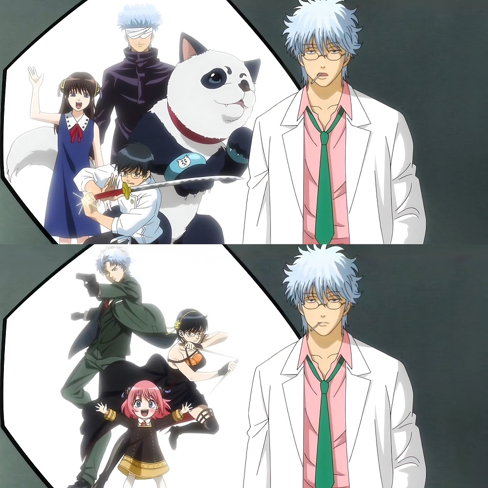 Gintama Menggunakan Referensi Spy X Family dan Jujutsu Kaisen (YouTube/Animeify)