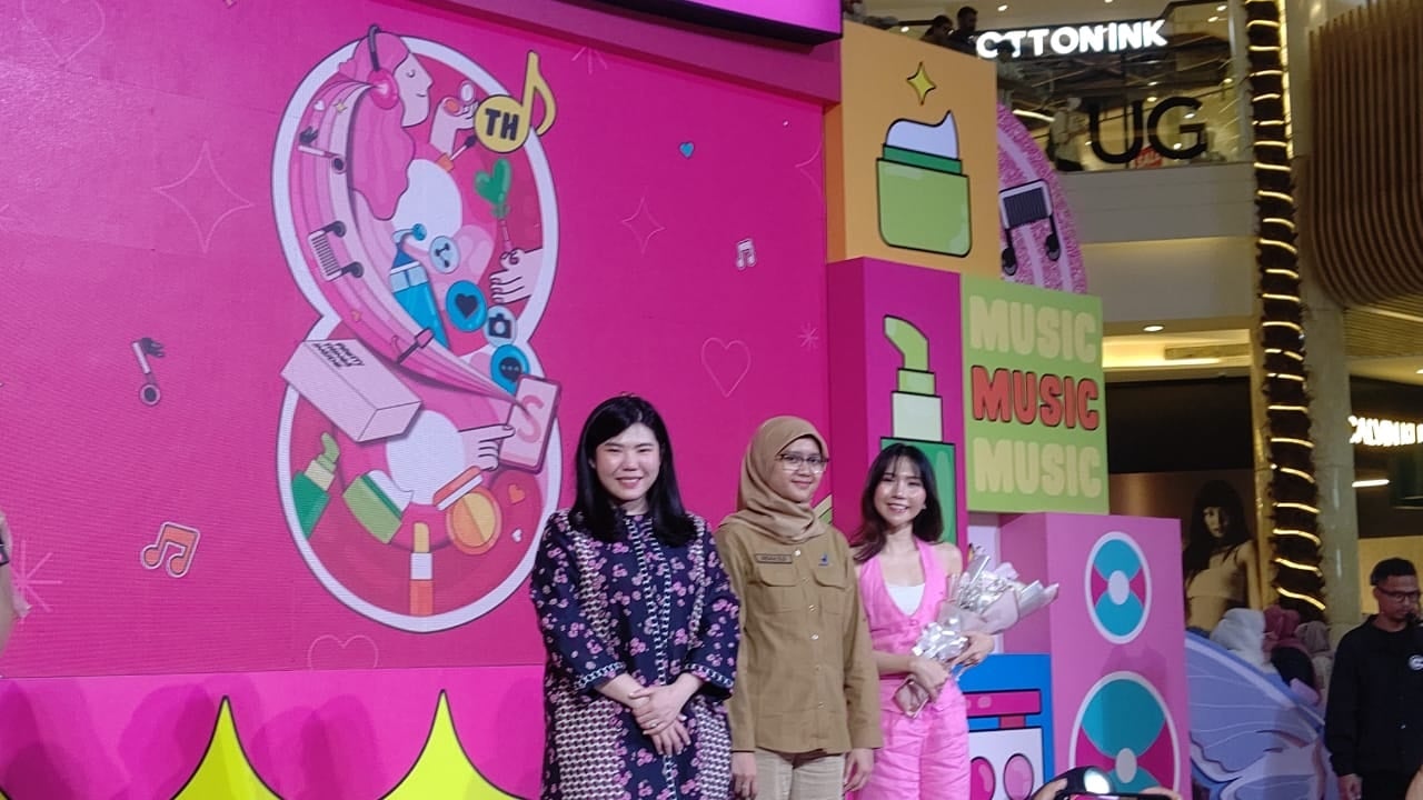 8th Anniversary Sociolla di Grand Atrium Mall Kota Kasablanka (28/3/2022). (Sumber foto: Hypeabis.id/Rafly)