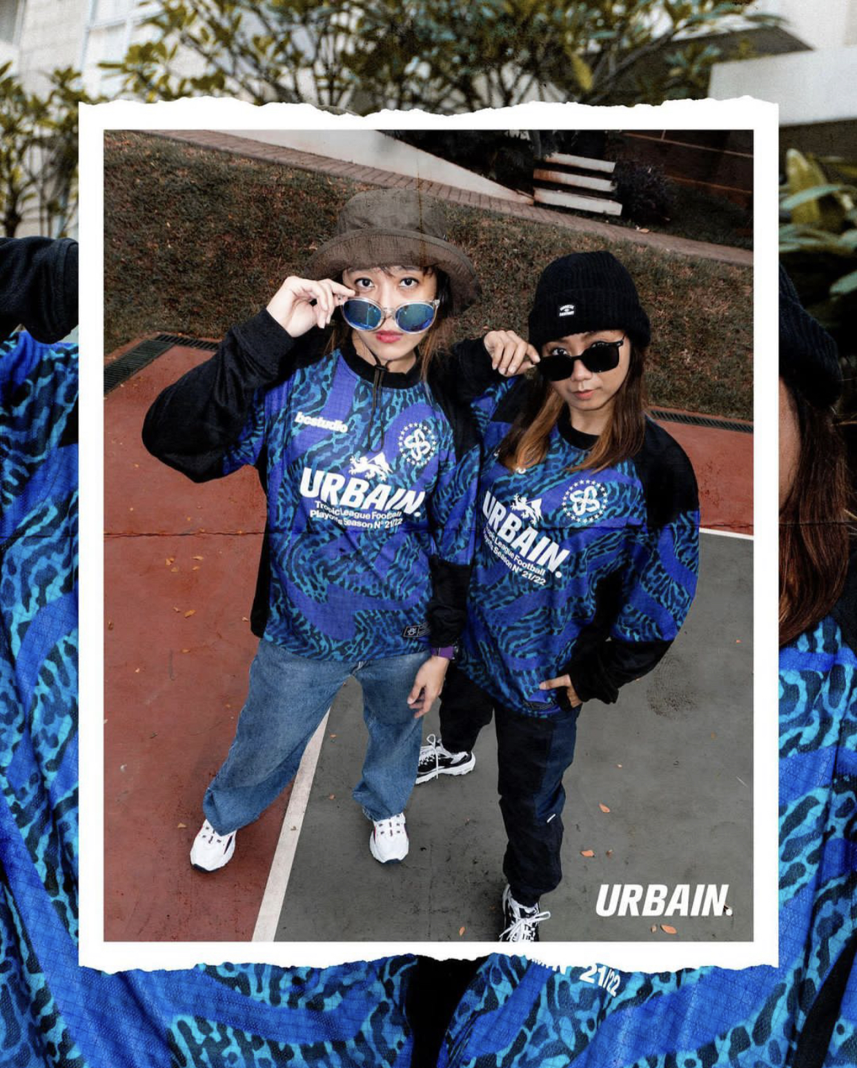 Jersey kolaborasi antara Urbain.inc dengan Ballers Club Studio