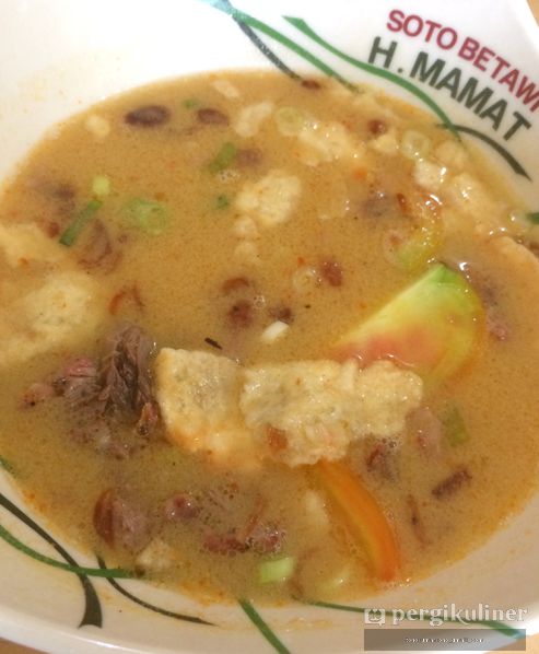 Soto Betawi H. Mamat (pergikuliner/Bung Tono)