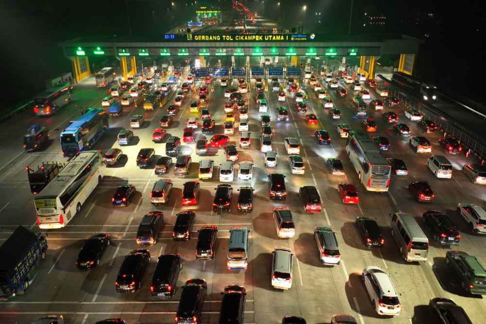 Suasana mudik Lebaran 2023 (Sumber foto: Jasa Marga)