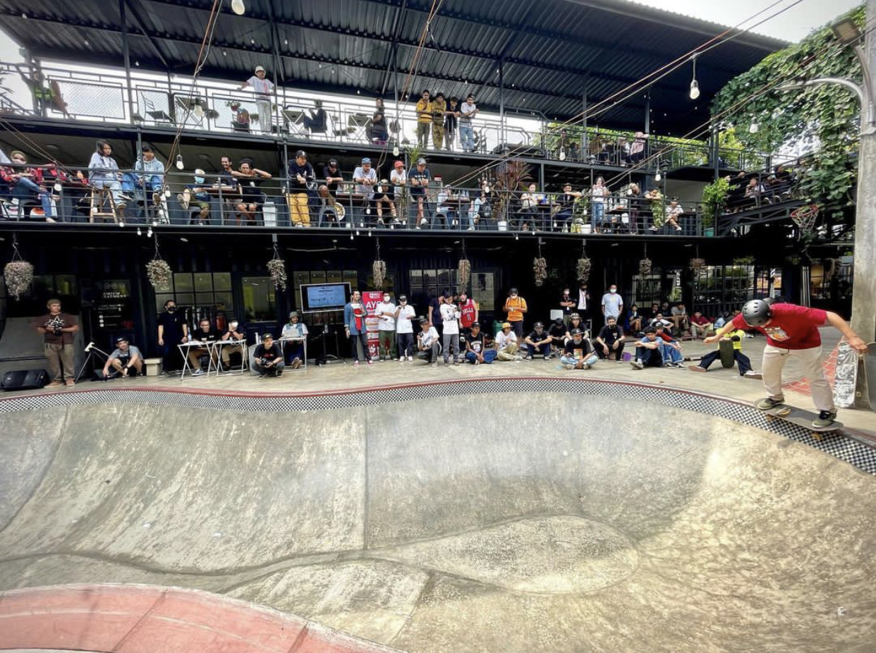 Skatepool di BOXPARK by Crooz (Instagram/@croozboxpark)