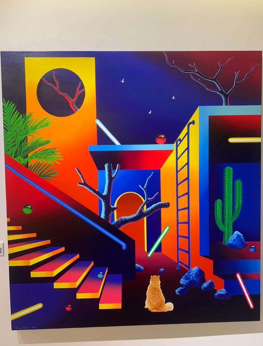 Beberapa koleksi karya dalam pameran Tension Attention di Artsphere Gallery, Jakarta. (Sumber gambar: Hypeabis.id/Luke Andaresta)