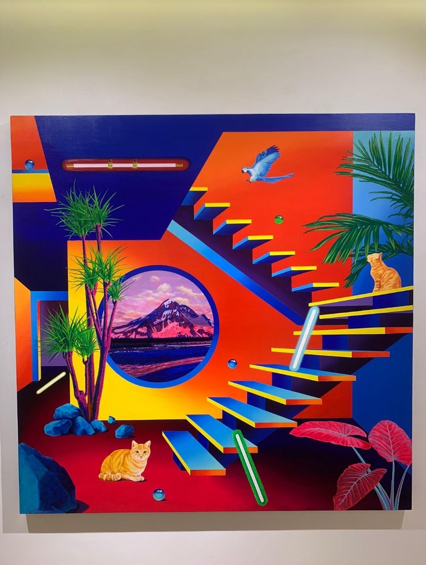 Beberapa koleksi karya dalam pameran Tension Attention di Artsphere Gallery, Jakarta. (Sumber gambar: Hypeabis.id/Luke Andaresta)