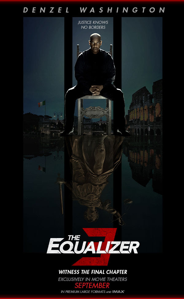 Poster The Equalizer 3 (Sumber gambar: Sony Pictures Entertainment)