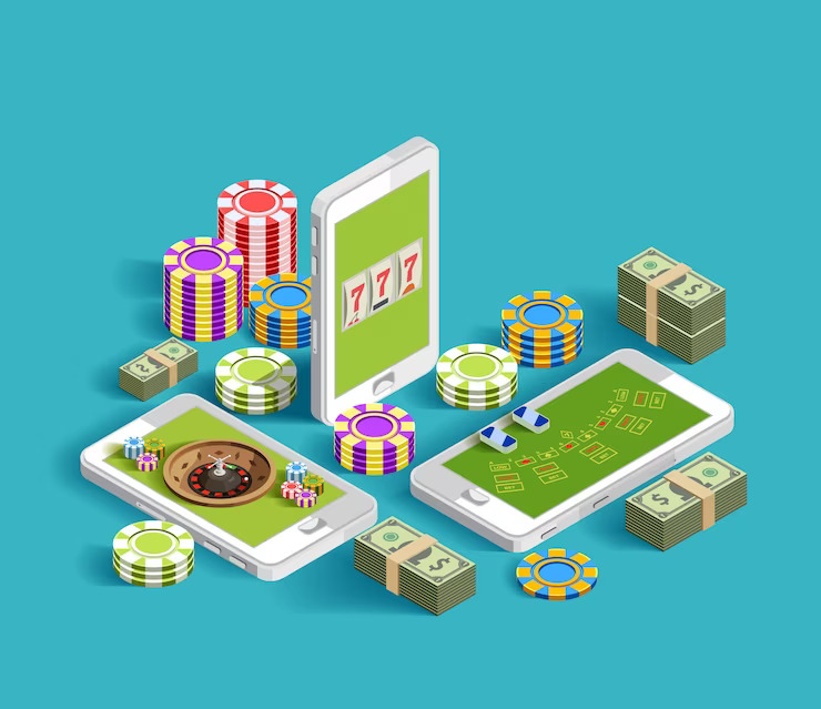 Ilustrasi judi online (Sumber: Freepik/Macrovector)