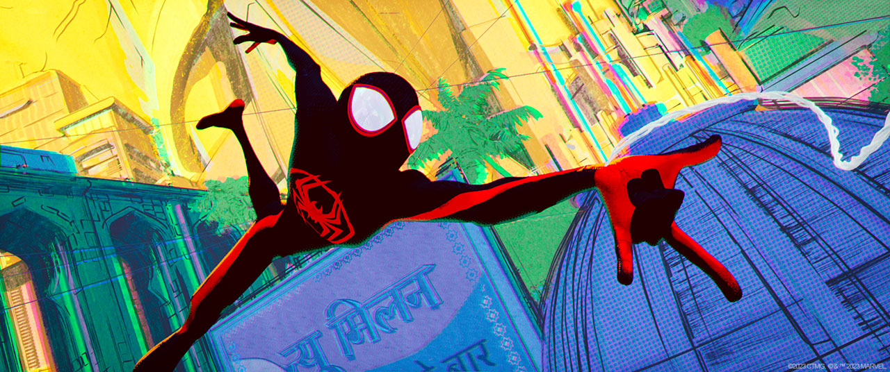 Salah satu scene dalam film (Sumber gambar: acrossthespiderverse.movie/