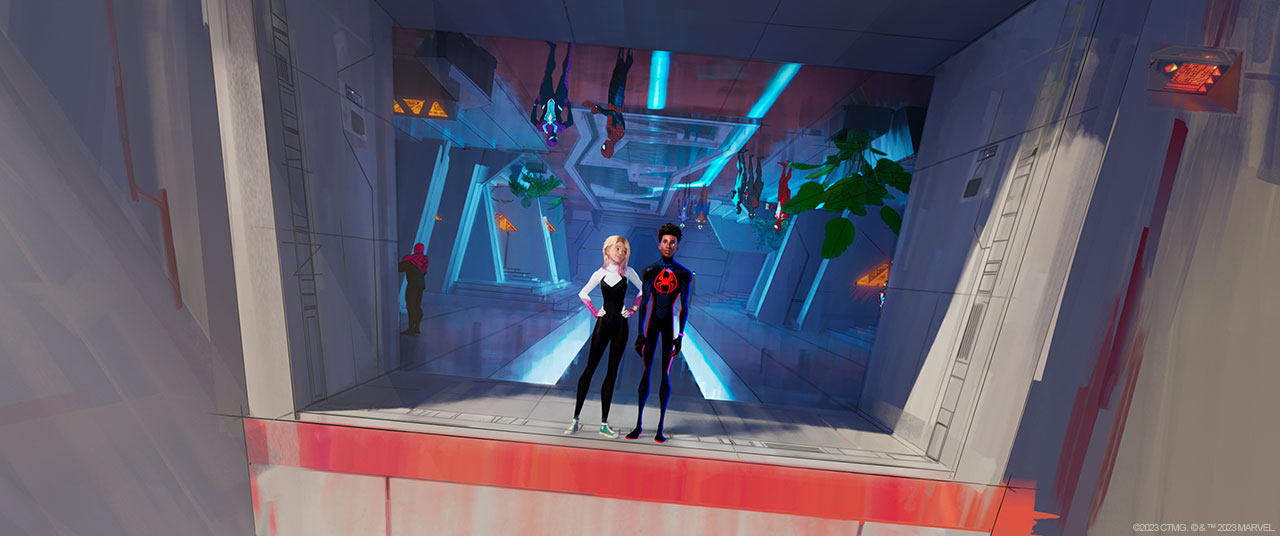 Salah satu scene dalam film (Sumber gambar: acrossthespiderverse.movie)