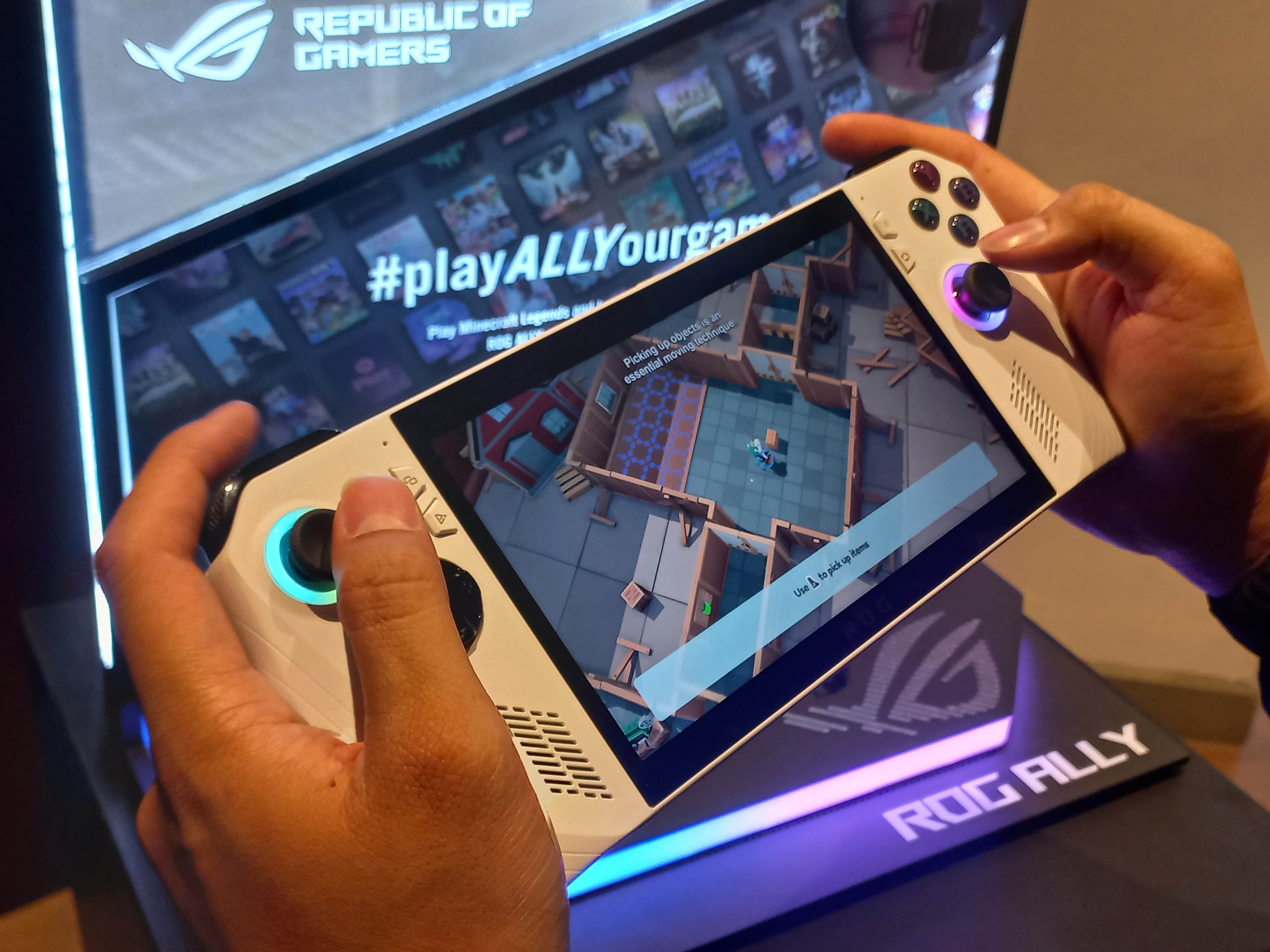 Asus ROG Ally  (Sumber gambar: Chelsea Venda/Hypeabis.id)