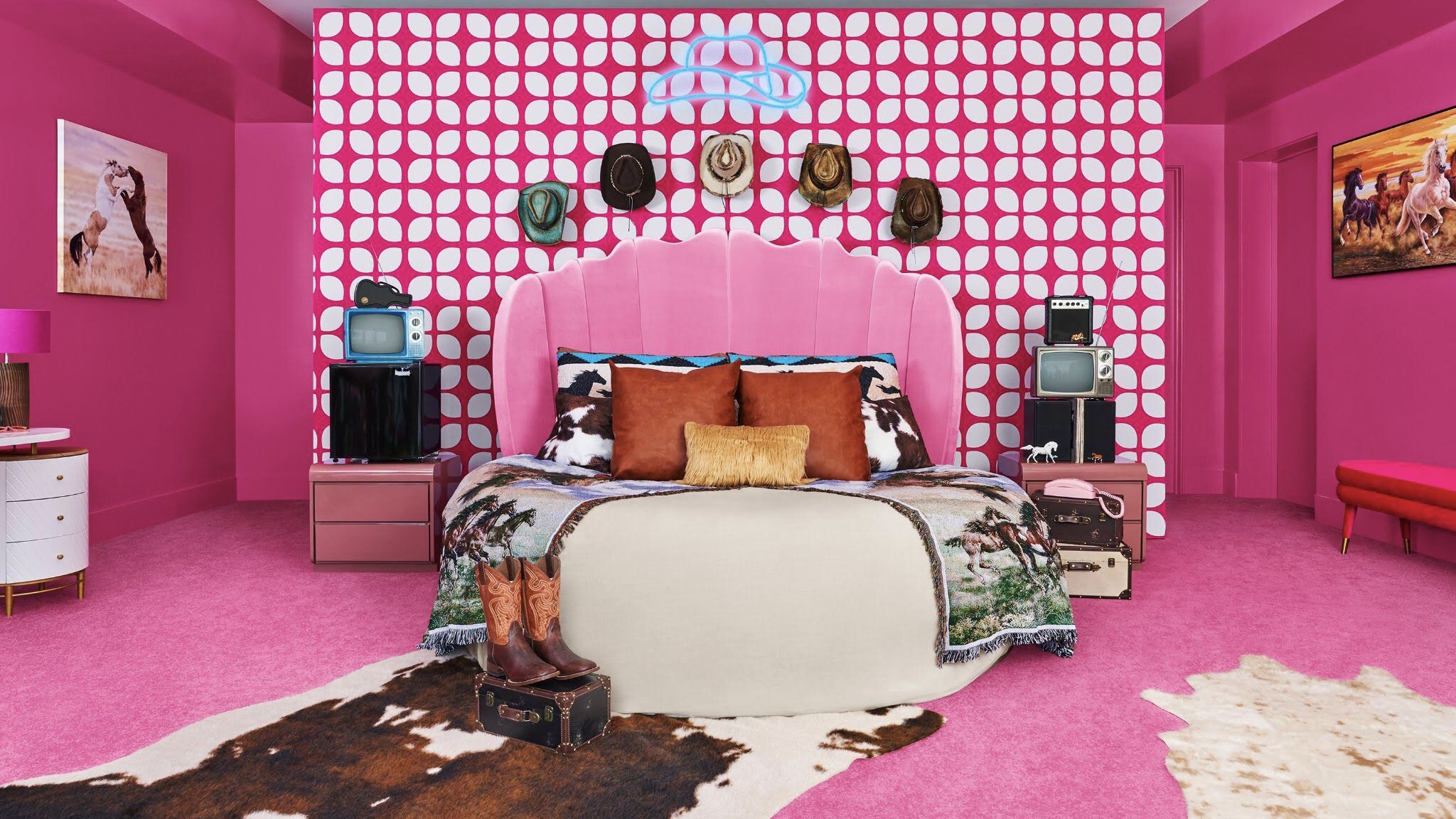Kamar tidur Ken di Malibur DreamHouse. (Sumber gambar : Airbnb)