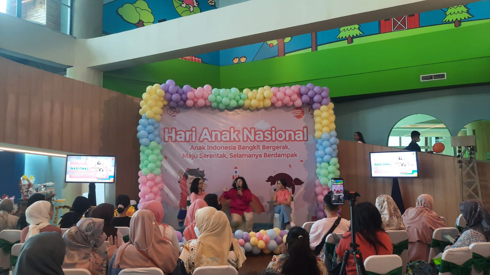 PT Kalbe Farma menggelar perayaan Hari Anak Nasional (HAN) 2023 dengan tema Anak Indonesia Bangkit Bergerak, Maju Serentak, Selamanya Berdampak. (sumber : PT Kalbe Farma)