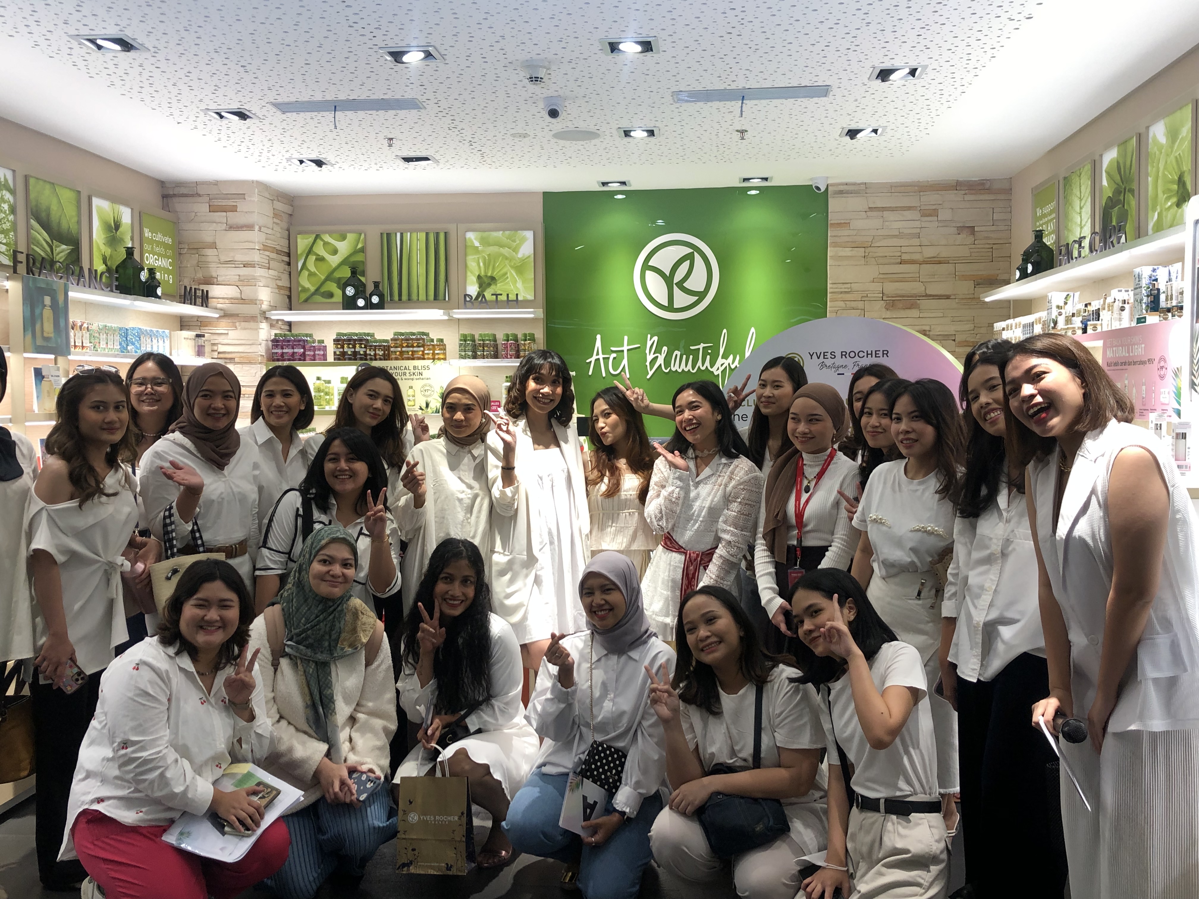 Open House Yves Rocher (Sumber gambar: Indah Permata Hati/Hypeabis.id)