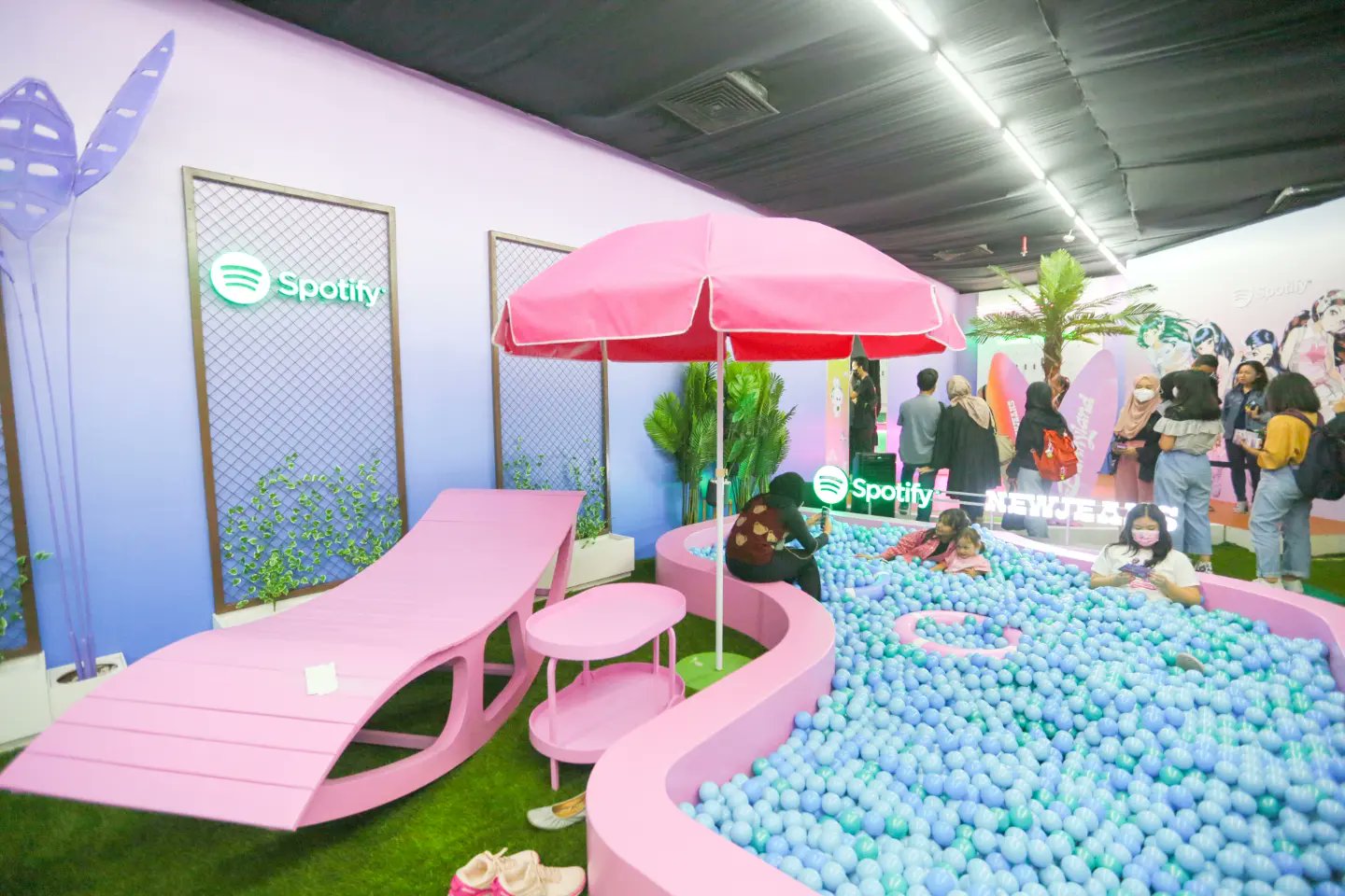 Bunnyland di Jakarta (Sumber gambar: twitter.com/SpotifyID)