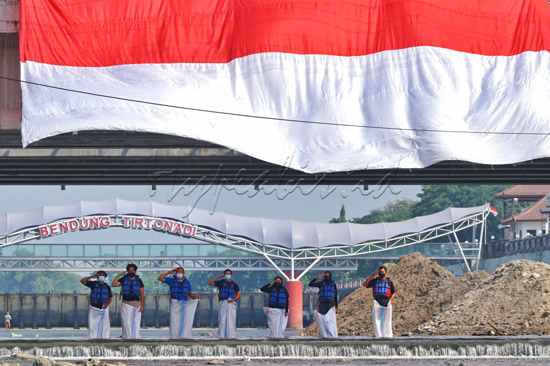 Upacara Peringatan Hari Kemerdekaan Republik Indonesia ke 76 Tahun di Kalianyar Solo, namun berbeda dari tahun-tahun sebelumnya saat ini dikarenakan masih dalam masa pandemi.