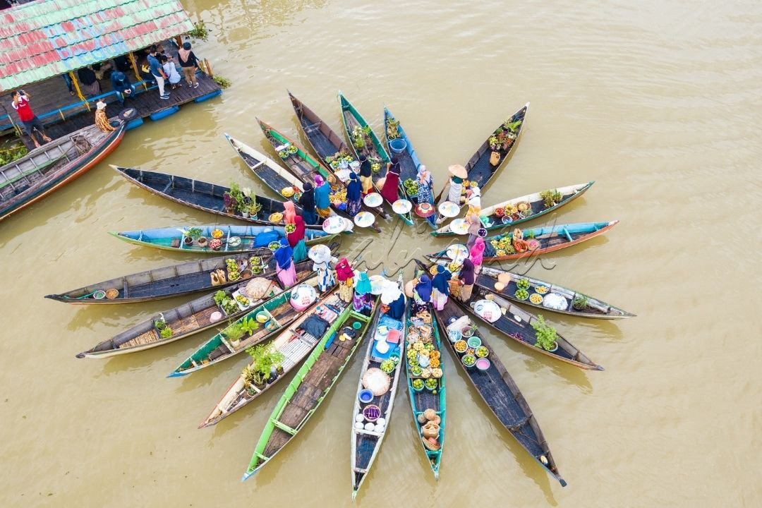 pasar terapung lok bantan, Banjarmasin