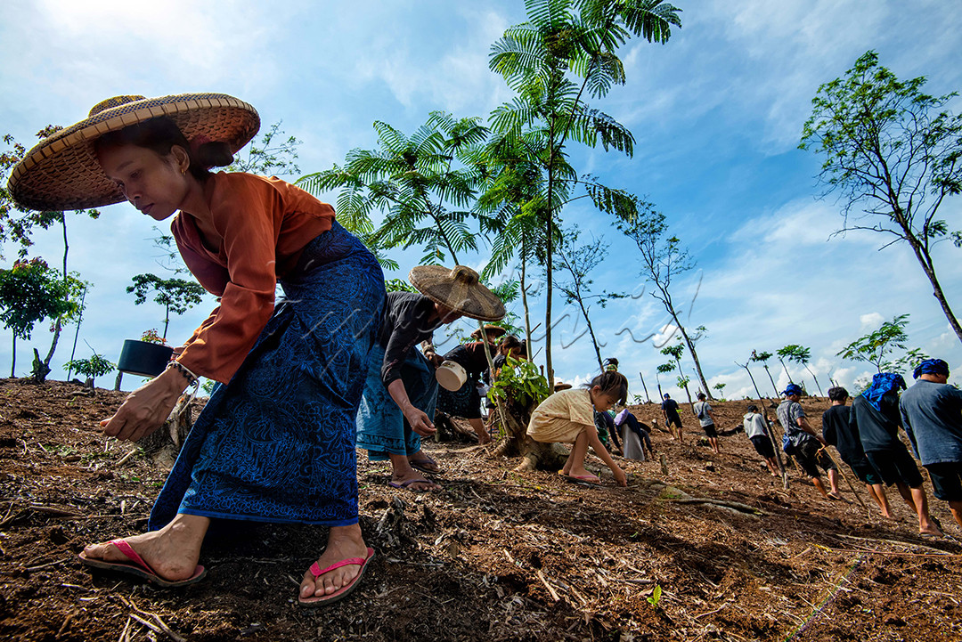 Sejumlah petani suku adat Baduy di Desa Kanekes, Kabupaten Lebak, mulai musim tanam padi huma atau istilah lokal disebut "ngaseuk" yang dilakukan secara serentak pada bulan Oktober. Masyarakat Baduy bercocok tanam padi huma atau padi darat di ladang dengan cara berpindah-pindah lahan agar tanamannya tumbuh subur dan menghasilkan ketahanan pangan. Saat ini, mereka memasuki kalender adat untuk bercocok tanam padi huma dan tanaman palawija serta hortikultura.<br />
