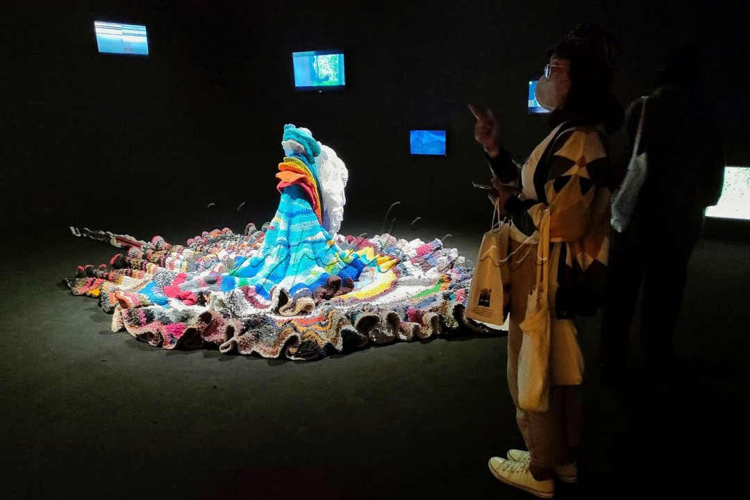 Artjog 2022 memamerkan hasil eksperimen dan pengembangan ide para seniman.