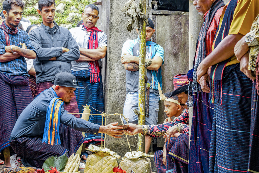 Potret saat acara RITUAL ADAT LEPAT LAIT<br />
<br />
RITUAL ADAT LEPAT LAIT Merupakan sebuah acara adat untuk kita manusia berdamai dengan alam, yakni Rekonsiliasi dengan Leluhur Di Puncak Gunung Boleng.<br />
Ritual ini berlangsung di Desa HelanLangoWuyo Kec Ile Boleng Kab Flotim NTT